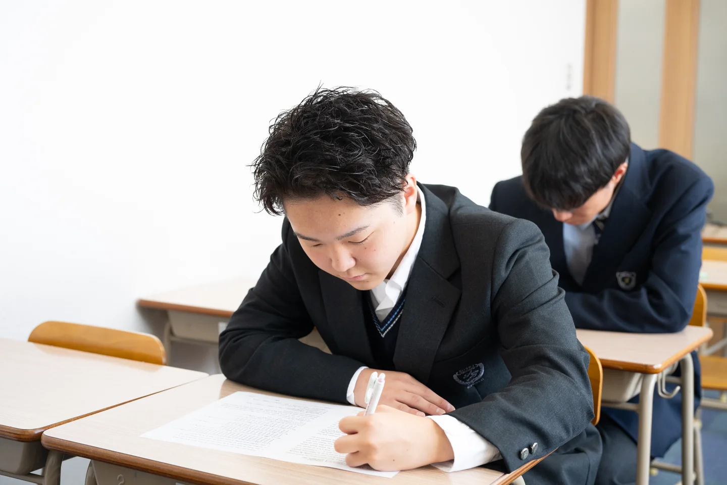 英単語・英熟語テストの様子